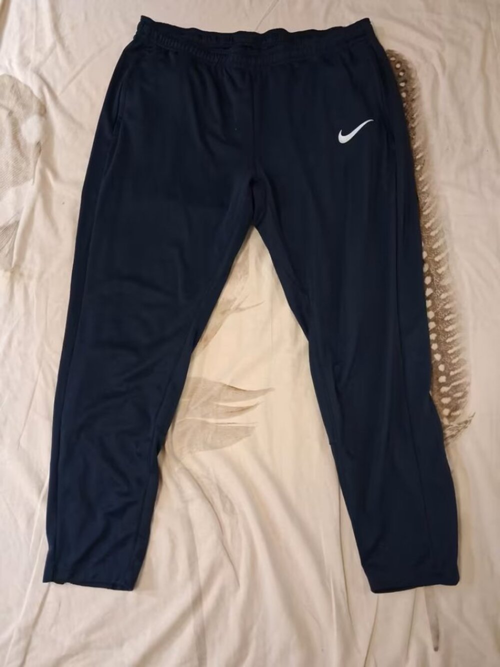 Nike Dri-FIT Training Pants — Navy Blue, Size XL